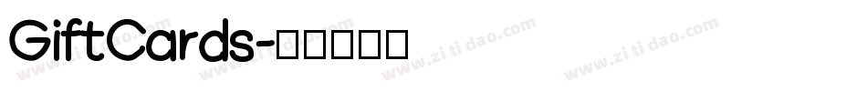 GiftCards字体转换