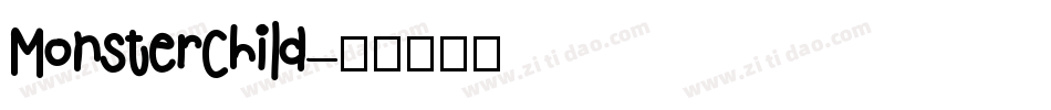 MonsterChild字体转换