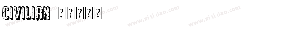 Civilian字体转换