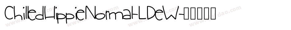 ChilledHippieNormal-LDeW字体转换