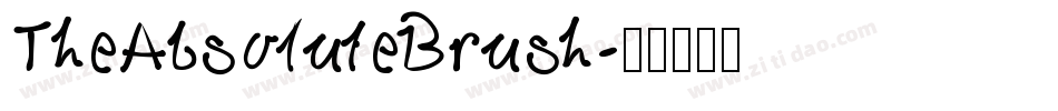 TheAbsoluteBrush字体转换