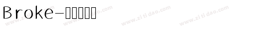 Broke字体转换
