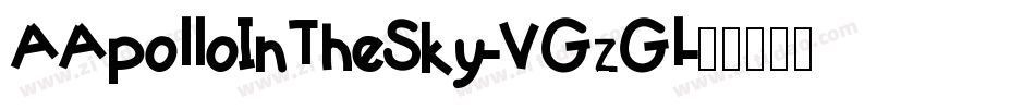 AApolloInTheSky-VGzGl字体转换
