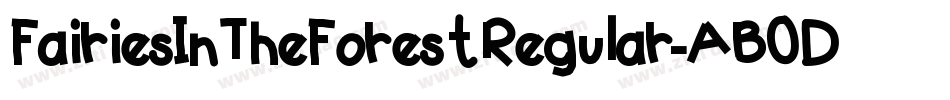 FairiesInTheForestRegular-AB0D字体转换