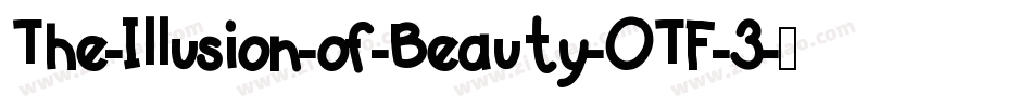 The-Illusion-of-Beauty-OTF-3字体转换