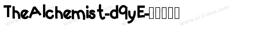 TheAlchemist-d9yE字体转换