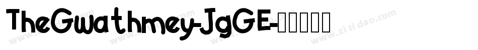 TheGwathmey-JgGE字体转换 TheGwathmey-JgGE字体转换