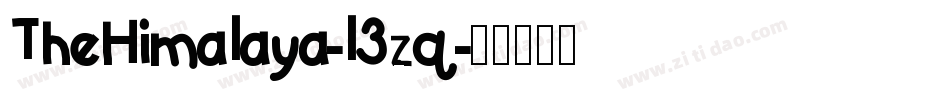 TheHimalaya-l3zq字体转换