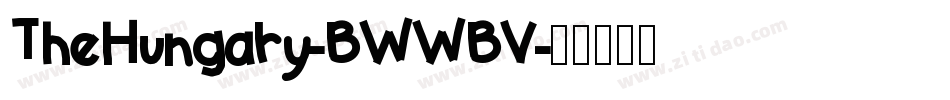 TheHungary-BWWBV字体转换