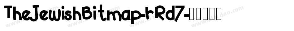 TheJewishBitmap-rRd7字体转换