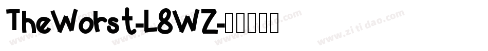 TheWorst-L8WZ字体转换