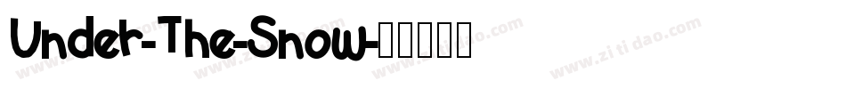 Under-The-Snow字体转换