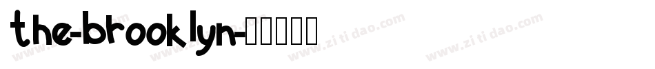 the-brooklyn字体转换