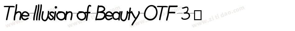 The-Illusion-of-Beauty-OTF-3字体转换