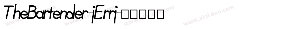 TheBartender-jErrj字体转换