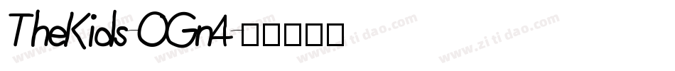 TheKids-OGn4字体转换 TheKids-OGn4字体转换