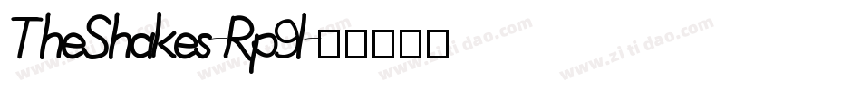 TheShakes-Rp9l字体转换