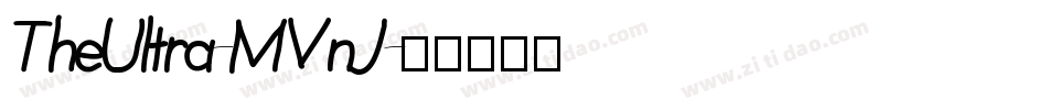 TheUltra-MVnJ字体转换