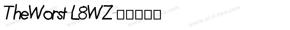 TheWorst-L8WZ字体转换