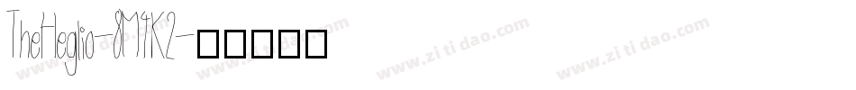 TheHeglio-8M4K2字体转换