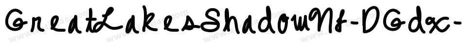 GreatLakesShadowNf-DGdx字体转换