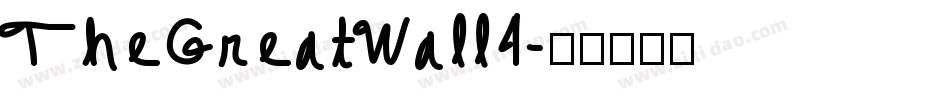 TheGreatWall4字体转换