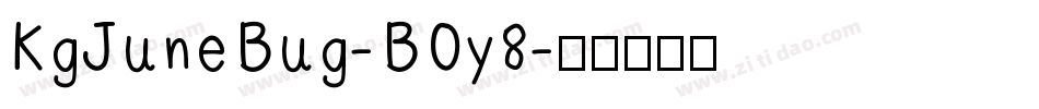 KgJuneBug-BOy8字体转换