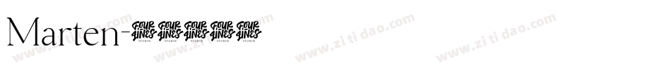 Marten字体转换