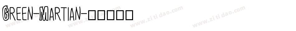 Green-Martian字体转换