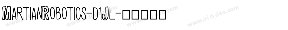 MartianRobotics-d1Jl字体转换