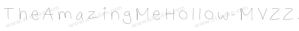 TheAmazingMeHollow-MVZZx字体转换
