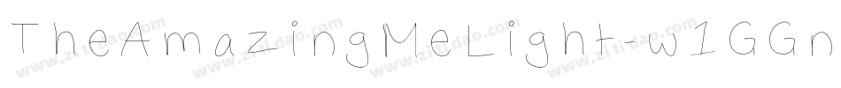 TheAmazingMeLight-w1GGn字体转换 TheAmazingMeLight-w1GGn字体转换