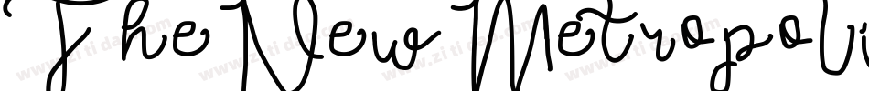 TheNewMetropolitan-9BvZ字体转换 TheNewMetropolitan-9BvZ字体转换