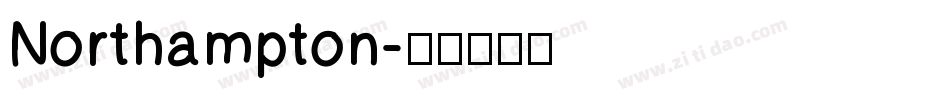 Northampton字体转换