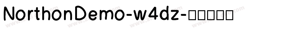 NorthonDemo-w4dz字体转换