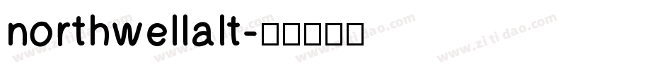 northwellalt字体转换