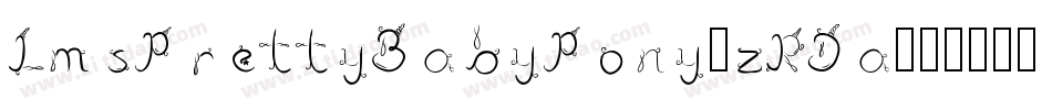 LmsPrettyBabyPony-zRDa字体转换