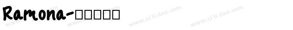 Ramona字体转换
