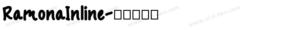 RamonaInline字体转换