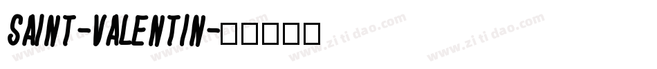 Saint-Valentin字体转换