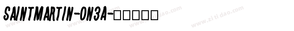SaintMartin-on3A字体转换
