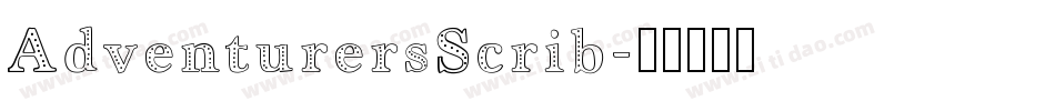 AdventurersScrib字体转换