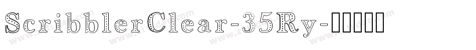 ScribblerClear-35Ry字体转换