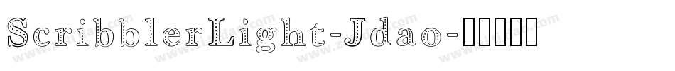 ScribblerLight-Jdao字体转换