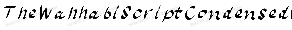 TheWahhabiScriptCondensed-nJpP字体转换