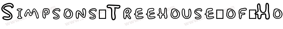 Simpsons-Treehouse-of-Horror字体转换