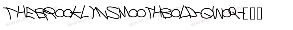 TheBrooklynSmoothBold-GWoq字体转换
