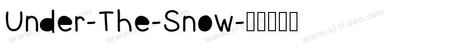 Under-The-Snow字体转换