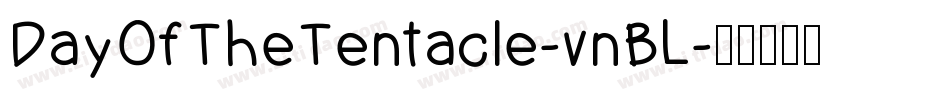 DayOfTheTentacle-vnBL字体转换