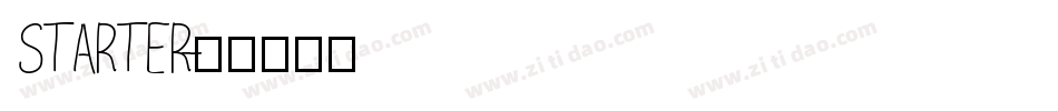 STARTER字体转换